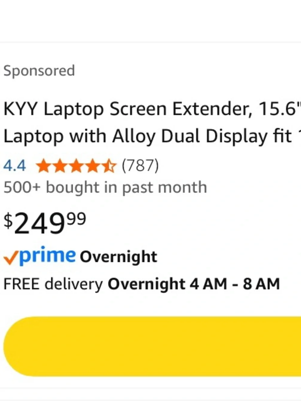 KYY Laptop Screen Extender - silver